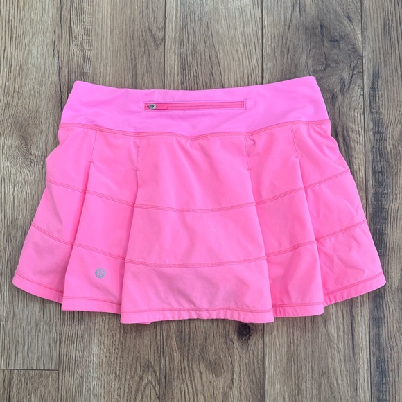 Lululemon Pace Rival Skirt Skort In Zing Pink Light Size 4 - Picture 1 of 6